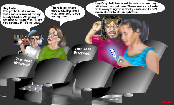 The Black couple sitting there didn't do this, Trust me.